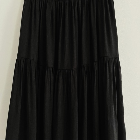 Solid & Striped The Kaia Dress Blackout Solid Linen Women’s Medium - Picture 6 of 12